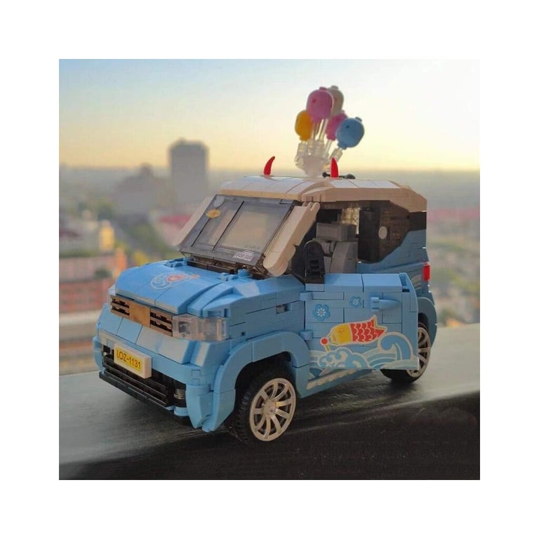 Конструктор LOZ mini Автомобіль MINI блакитний (1131) - фото 3