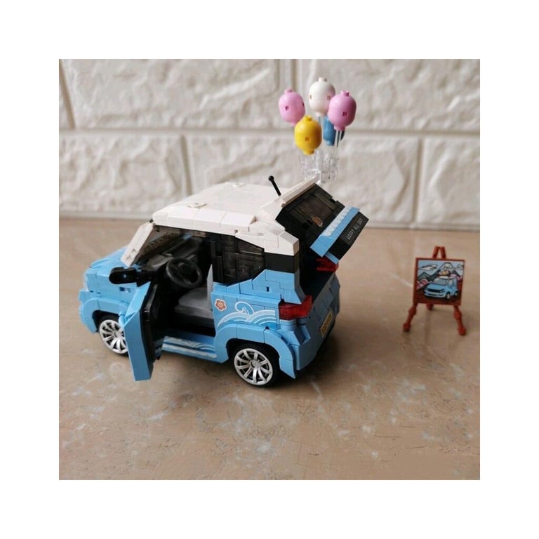 Конструктор LOZ mini Автомобіль MINI блакитний (1131) - фото 6
