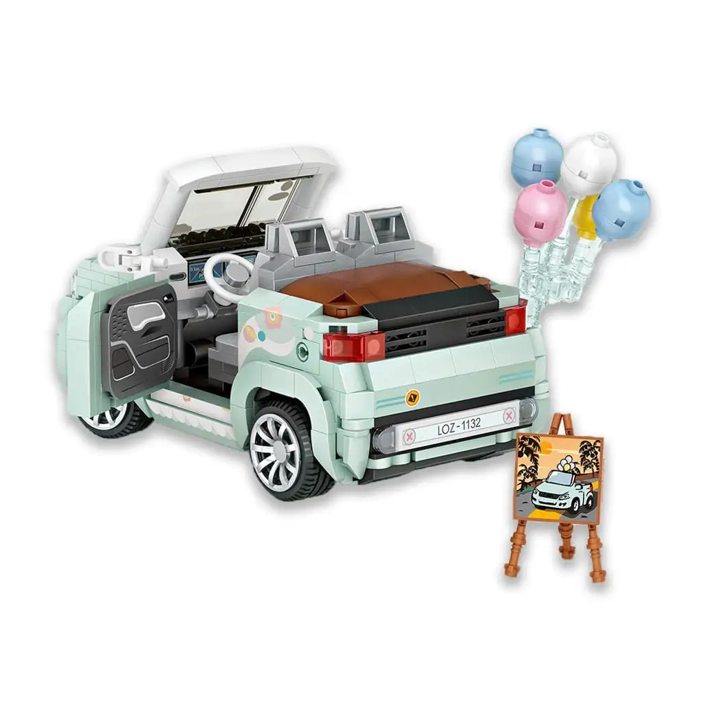 Конструктор LOZ mini Міні-кабріолет (1132) - фото 2 Конструктор LOZ mini Міні-кабріолет (1132) - фото 2