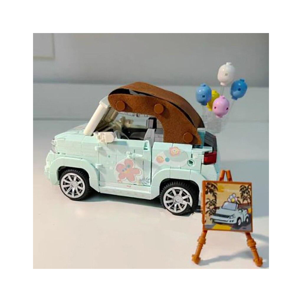 Конструктор LOZ mini Міні-кабріолет (1132) - фото 7 Конструктор LOZ mini Міні-кабріолет (1132) - фото 7