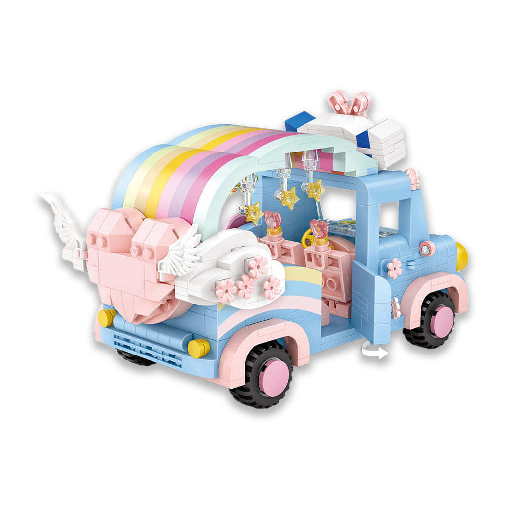 Конструктор LOZ mini Райдужний автомобіль (1133) - фото 2 Конструктор LOZ mini Райдужний автомобіль (1133) - фото 2