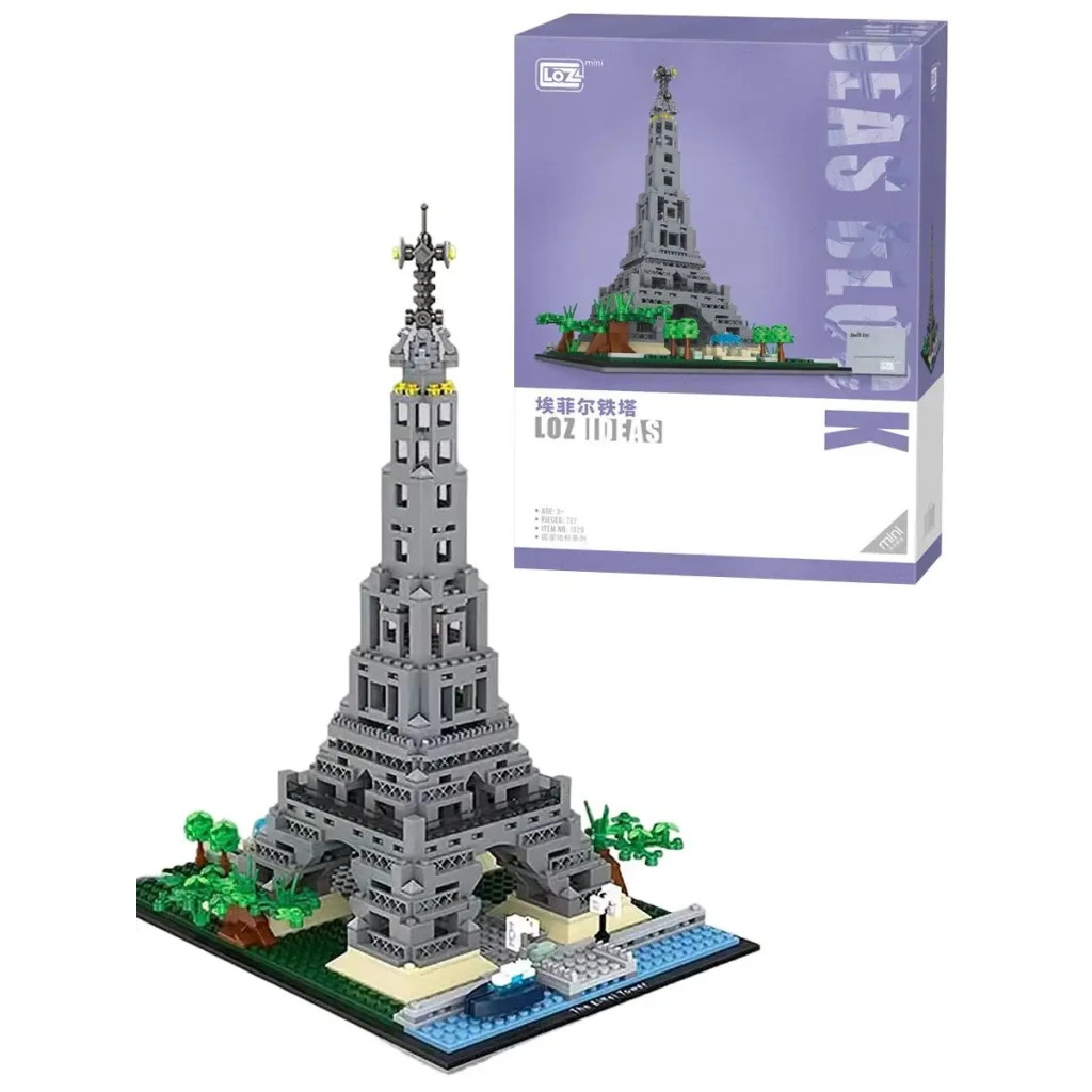 Конструктор LOZ mini Ейфелева вежа (1929) - фото 2 Конструктор LOZ mini Ейфелева вежа (1929) - фото 2