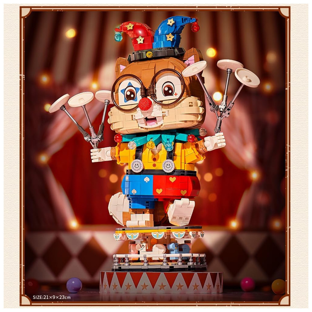 Конструктор LOZ mini Клоун Білка (1947) - фото 2 Конструктор LOZ mini Клоун Білка (1947) - фото 2