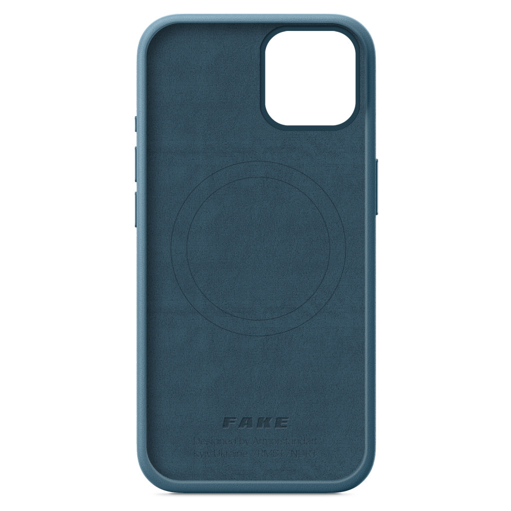 Чохол до мобільного телефона Armorstandart FAKE Leather Case Apple iPhone 15 Sea Blue (ARM76292) - фото 2 Чохол до мобільного телефона Armorstandart FAKE Leather Case Apple iPhone 15 Sea Blue (ARM76292) - фото 2