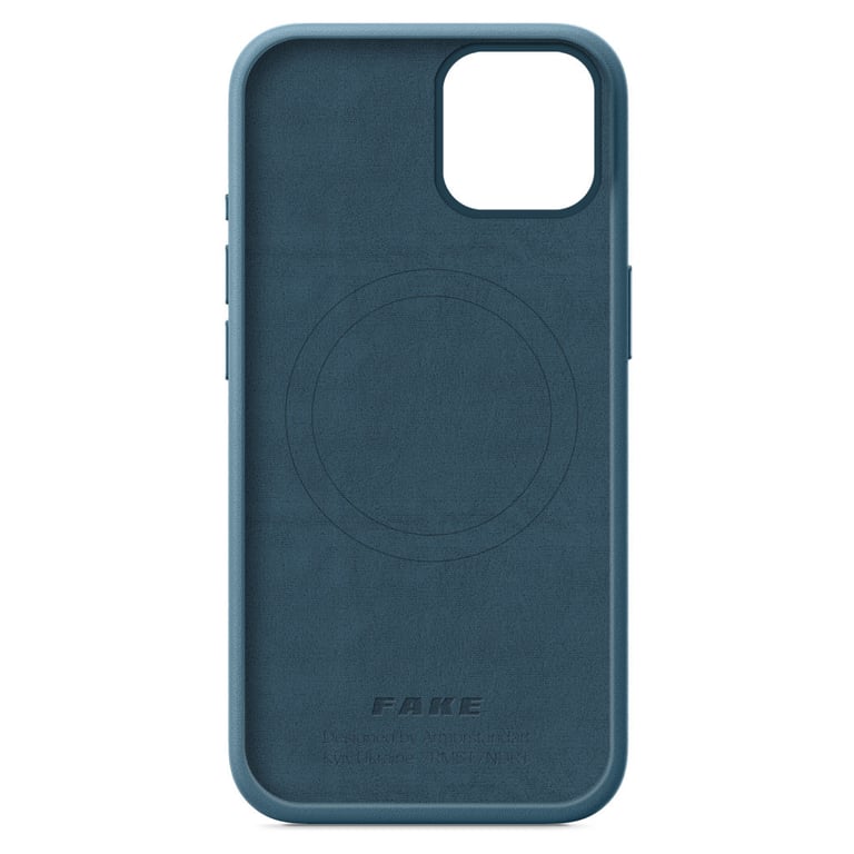 Чохол до мобільного телефона Armorstandart FAKE Leather Case Apple iPhone 15 Sea Blue (ARM76292) - фото 2