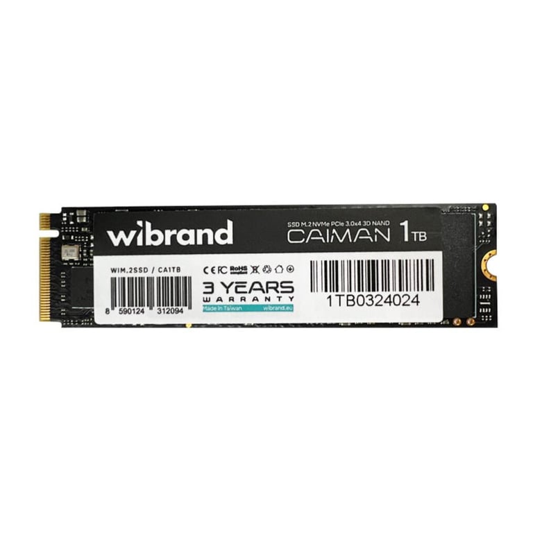 Накопичувач SSD M.2 2280 1TB Caiman Wibrand (WIM.2SSD/CA1TB) - фото 2