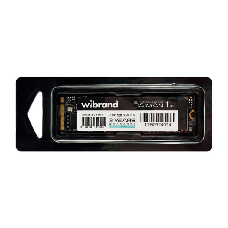 Накопичувач SSD M.2 2280 1TB Caiman Wibrand (WIM.2SSD/CA1TB) - фото 3