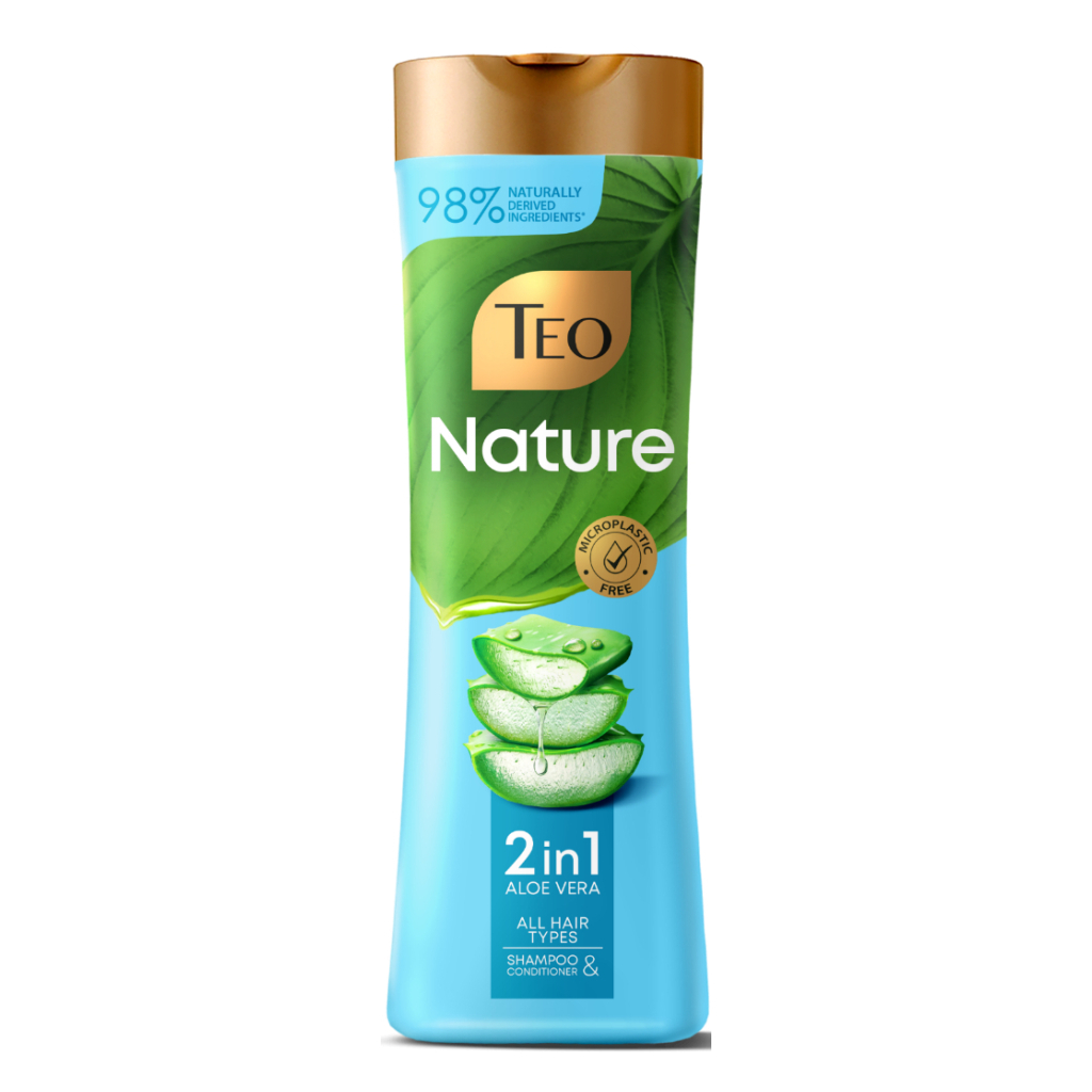 Шампунь Teo Beauty Nature 2 in 1 Aloe Vera Shampoo & Conditioner 350 мл (3800024046742) Шампунь Teo Beauty Nature 2 in 1 Aloe Vera Shampoo & Conditioner 350 мл (3800024046742)