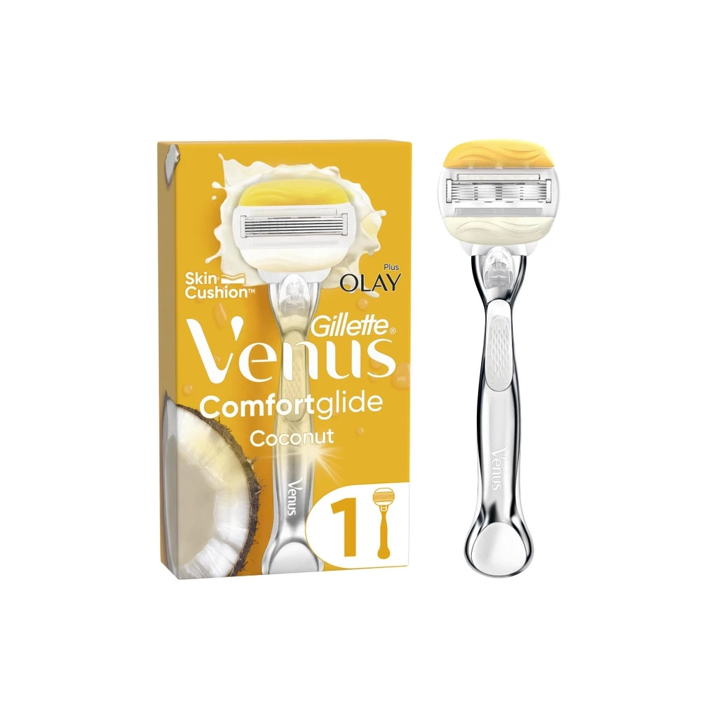 Бритва Gillette Venus ComfortGlide Olay з кокосом з 1 змінним картриджем (7702018339877) - фото 1