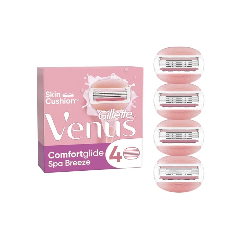 Змінні касети Gillette Venus Comfortglide Spa Breeze 4 шт. (7702018966783) - фото 1