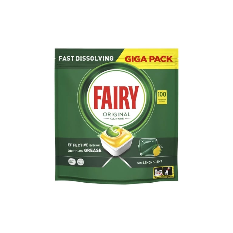 Таблетки для посудомийних машин Fairy Original All in One Lemon 100 шт. (8700216237383) - фото 2