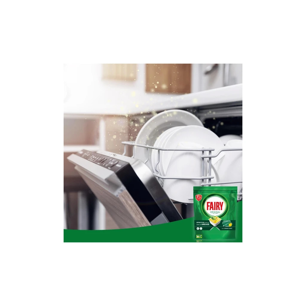Таблетки для посудомийних машин Fairy Original All in One Lemon 100 шт. (8700216237383) - фото 7 Таблетки для посудомийних машин Fairy Original All in One Lemon 100 шт. (8700216237383) - фото 7