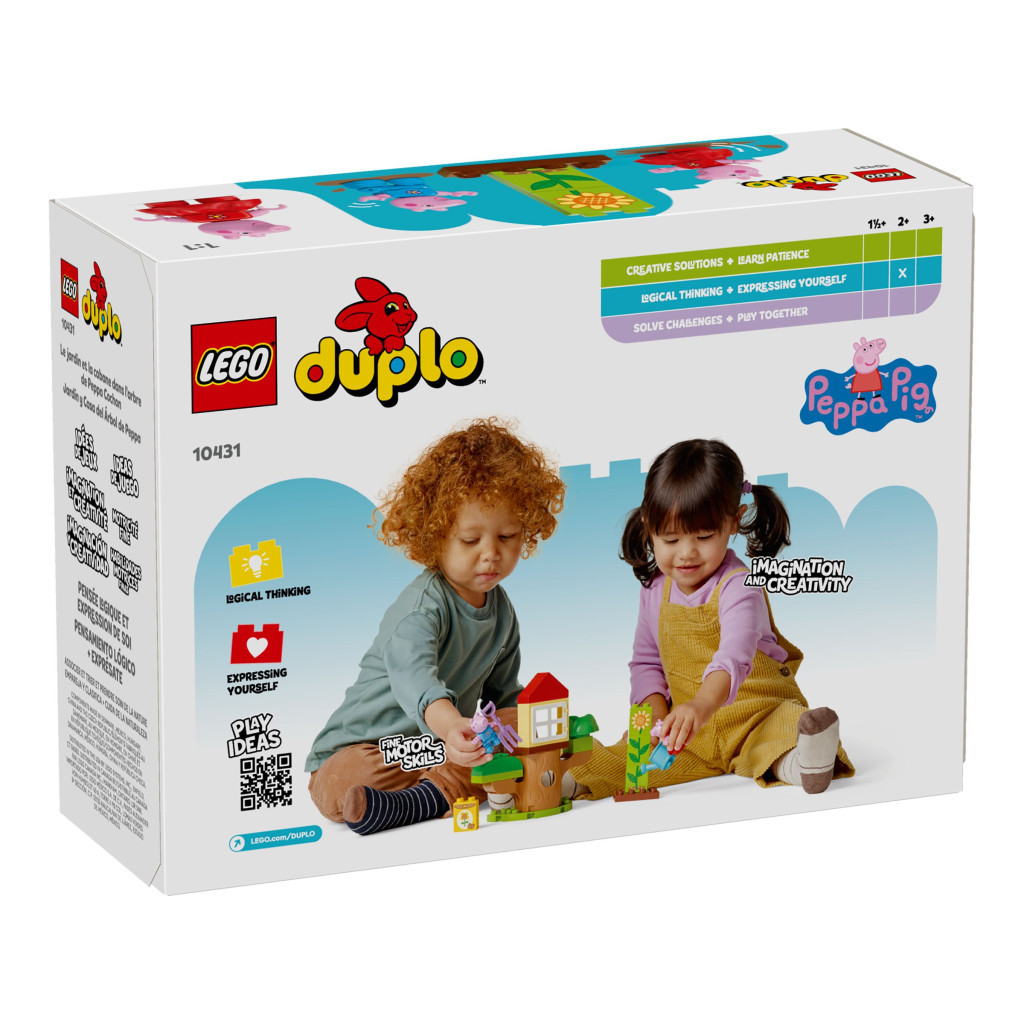 Конструктор LEGO DUPLO Peppa Pig Сад і будиночок на дереві Пеппи (10431) - фото 4 Конструктор LEGO DUPLO Peppa Pig Сад і будиночок на дереві Пеппи (10431) - фото 4