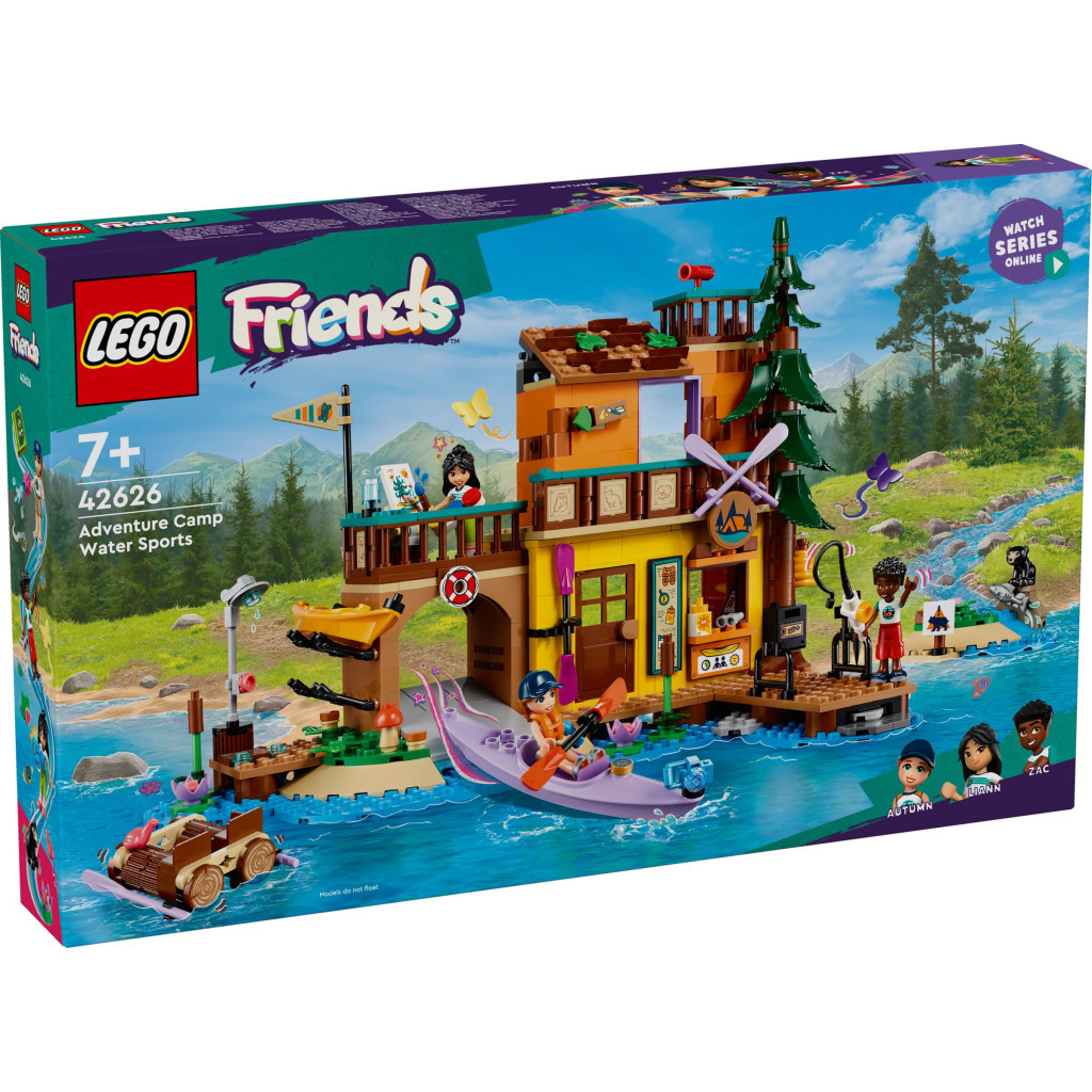 Конструктор LEGO Friends Водні види спорту в таборі пригод (42626) - фото 1