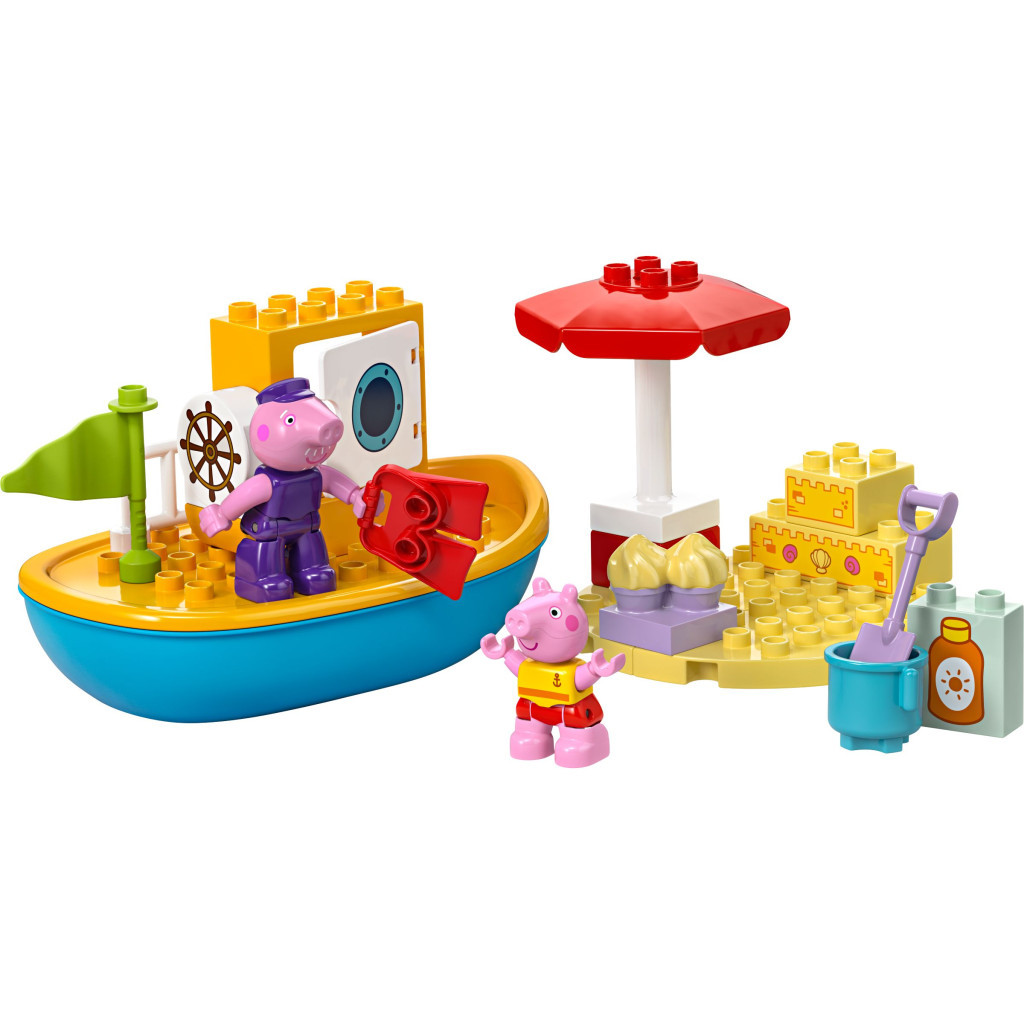 Конструктор LEGO DUPLO Peppa Pig Морська прогулянка Пеппи на човні (10432) - фото 2 Конструктор LEGO DUPLO Peppa Pig Морська прогулянка Пеппи на човні (10432) - фото 2
