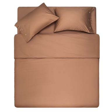 Підковдра Ardesto Mix&Match 100% бавовна, сатин коричневий 160х220 см (ART1622DVH) - фото 1