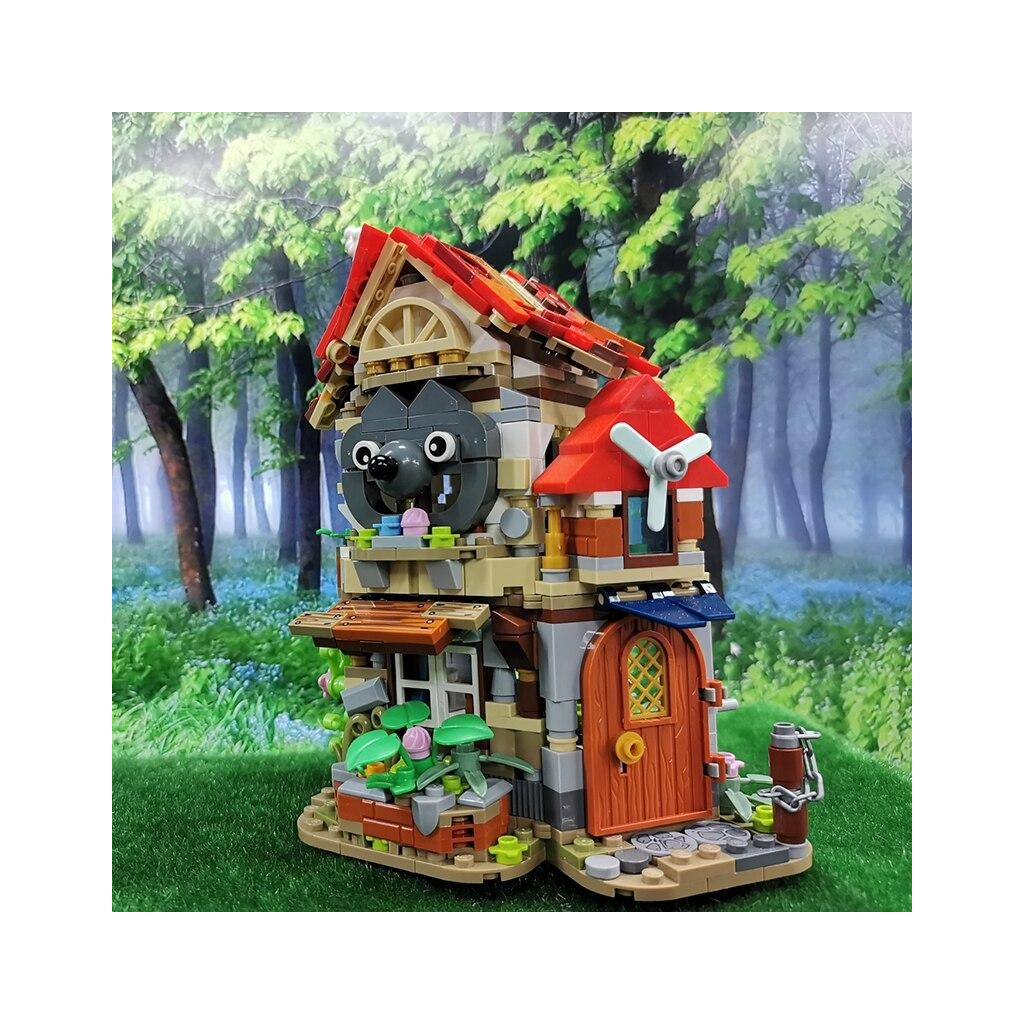 Конструктор LOZ mini Лісова хатина без фігурок (1225) - фото 6 Конструктор LOZ mini Лісова хатина без фігурок (1225) - фото 6