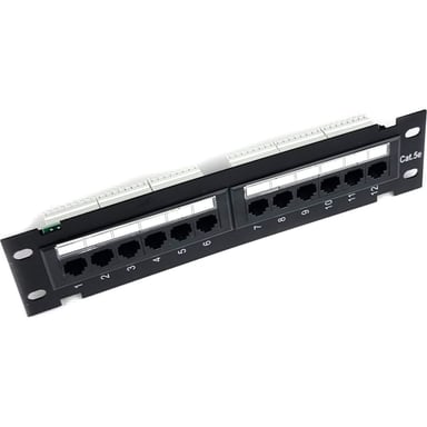 Патч-панель настінна 12 портів 5e UTP Eserver (WT-2180-Dual) - фото 1