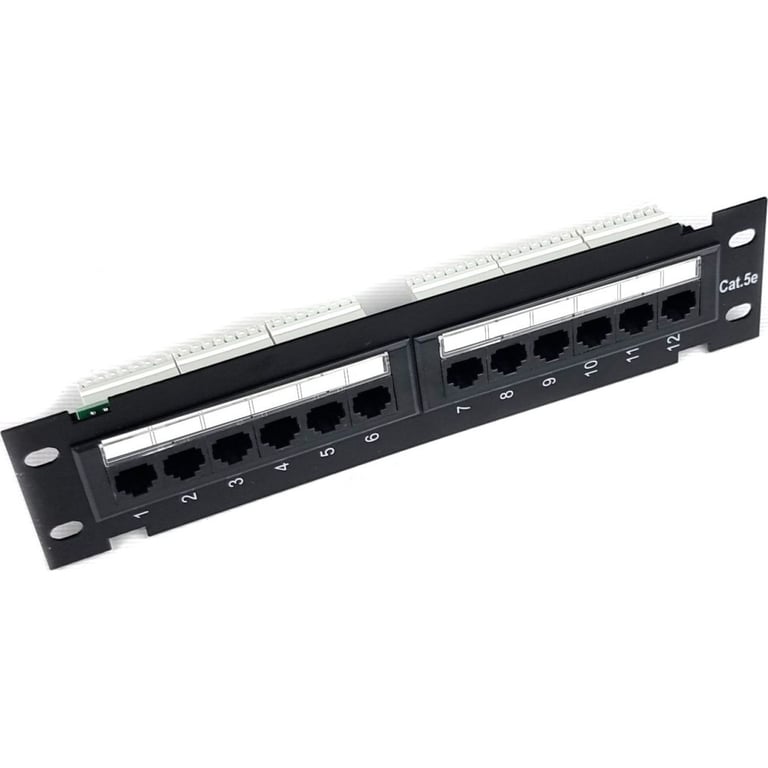 Патч-панель настінна 12 портів 5e UTP Eserver (WT-2180-Dual) - фото 1
