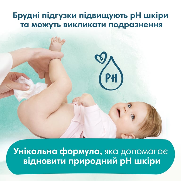 Дитячі вологі серветки Pampers Harmonie Aqua 15 пачок x 48 шт (8006540510247) - фото 7