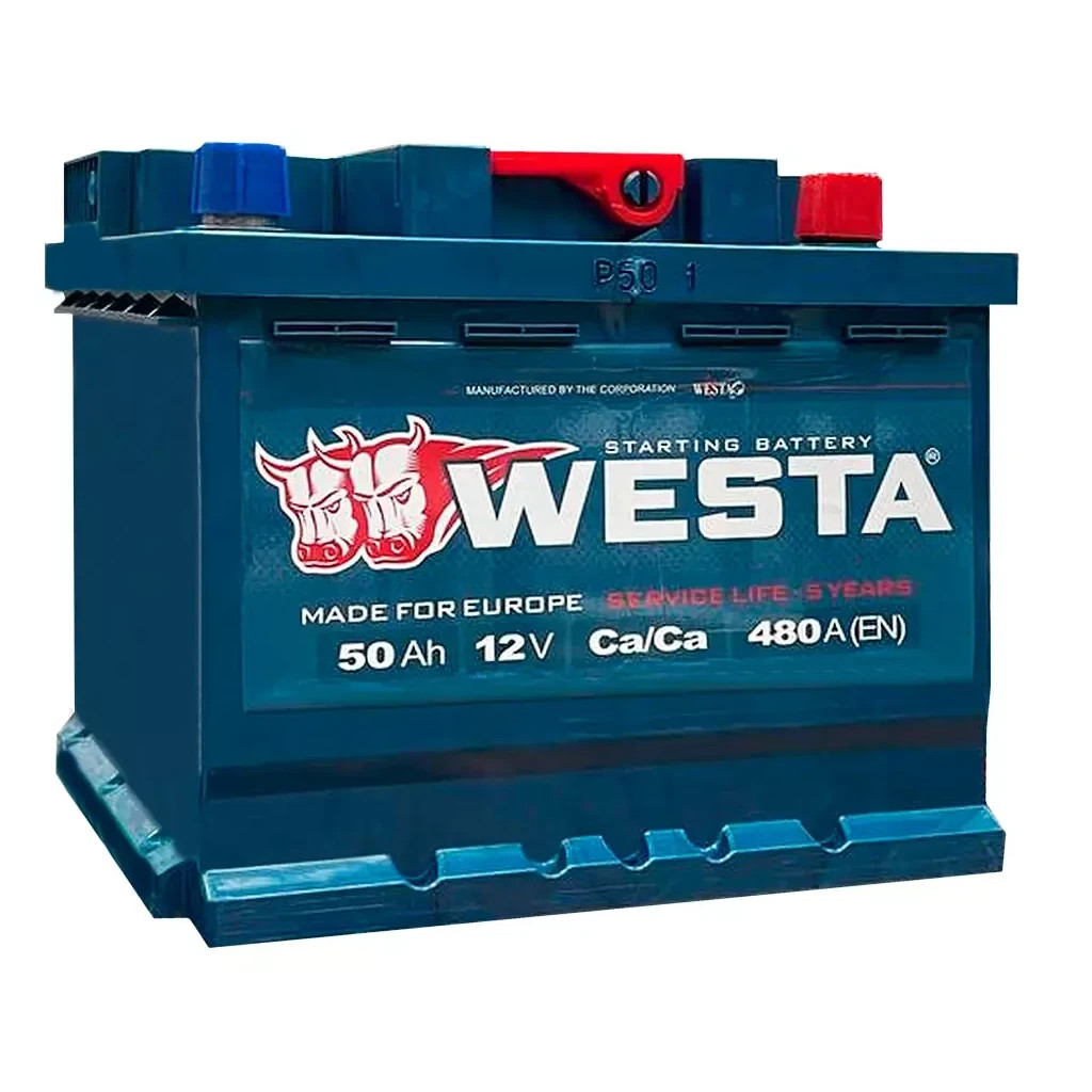 Акумулятор автомобільний Westa 6CT-50 А (0)