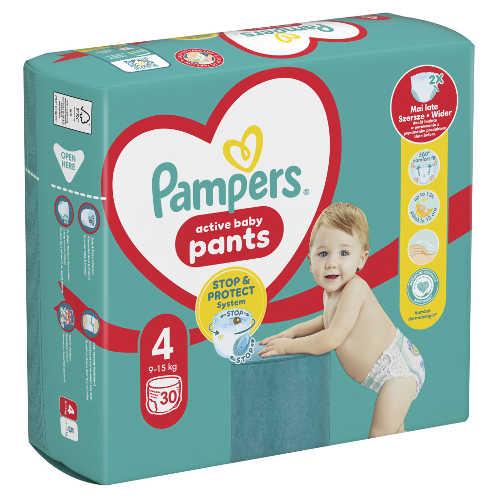 Підгузки Pampers Pants Maxi Розмір 4 (9-15 кг) 30 шт (8006540069684) - фото 2 Підгузки Pampers Pants Maxi Розмір 4 (9-15 кг) 30 шт (8006540069684) - фото 2