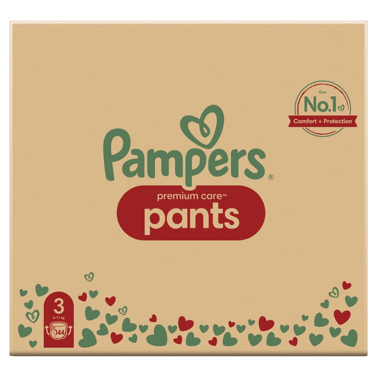 Підгузки Pampers Premium Care Pants Midi Розмір 3 (6-11 кг) 144 шт (8006540490891) - фото 2
