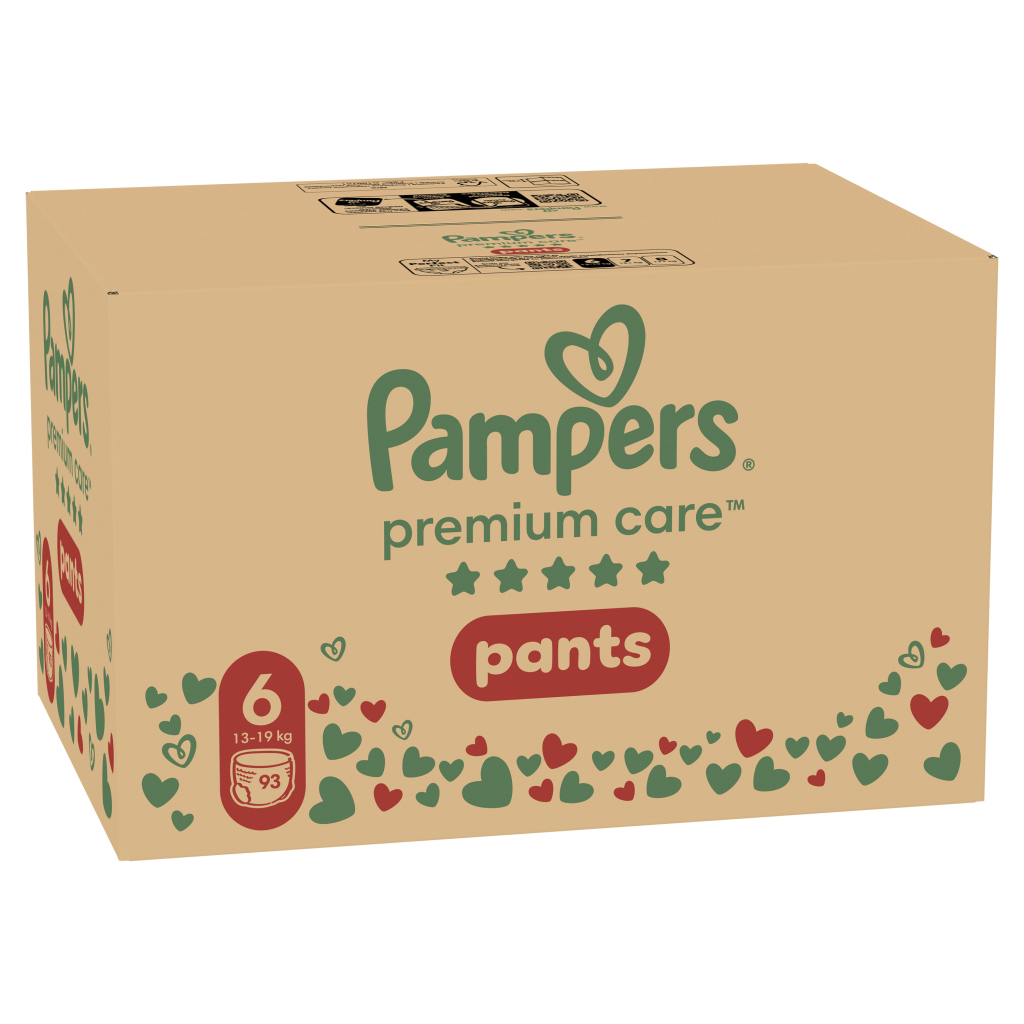 Підгузки Pampers трусики Pants Giant Розмір 6 (14-19 кг) 93 шт (8006540491010) - фото 2 Підгузки Pampers трусики Pants Giant Розмір 6 (14-19 кг) 93 шт (8006540491010) - фото 2