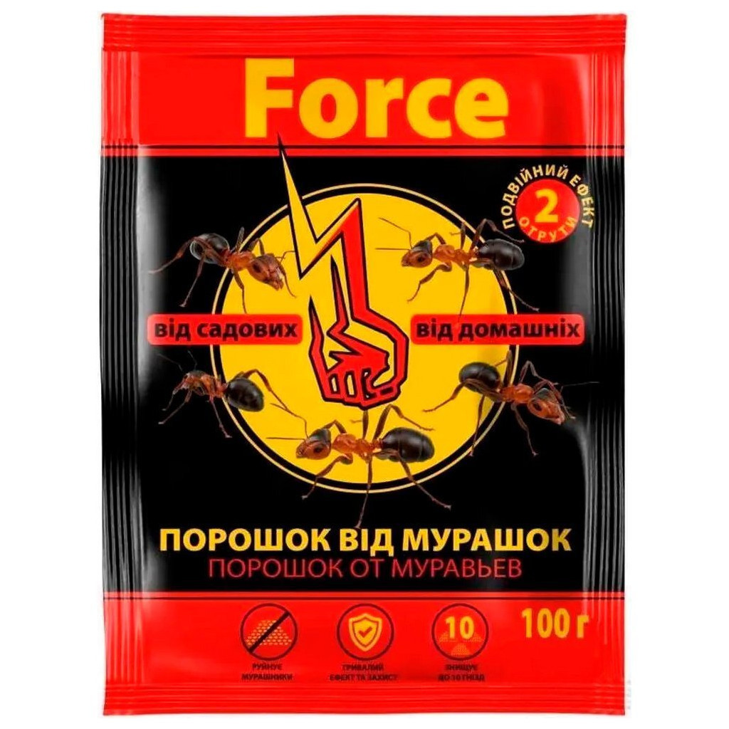 Порошок від комах Force Від мурашок 100 г (4820214191143) - головне фото