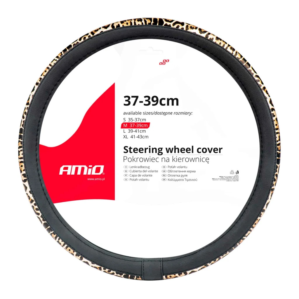 Чохол на руль AMiO SWC-43-M 37-39 см (02984) (029848) - фото 1 Чохол на руль AMiO SWC-43-M 37-39 см (02984) (029848) - фото 1