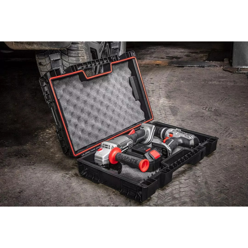 Ящик для інструментів Graphite 12.6х44.8х32.2см (58GE102) - фото 4 Ящик для інструментів Graphite 12.6х44.8х32.2см (58GE102) - фото 4