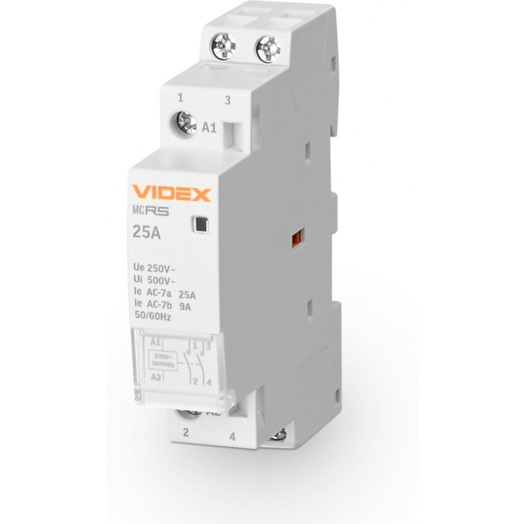 Контактор Videx 2п 25А 2НВ VF-RS-MC2O-25 RESIST Контактор Videx 2п 25А 2НВ VF-RS-MC2O-25 RESIST