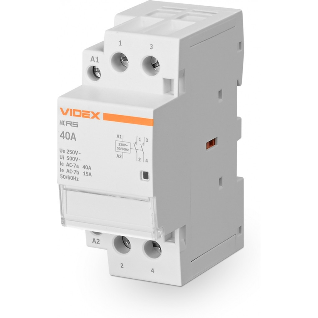 Контактор Videx 2п 40А 2НВ VF-RS-MC2O-40 RESIST - фото 1