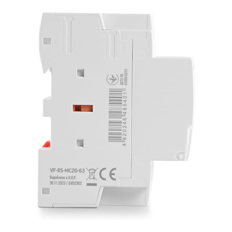 Контактор Videx 2п 63А 2НВ VF-RS-MC2O-63 RESIST - фото 3