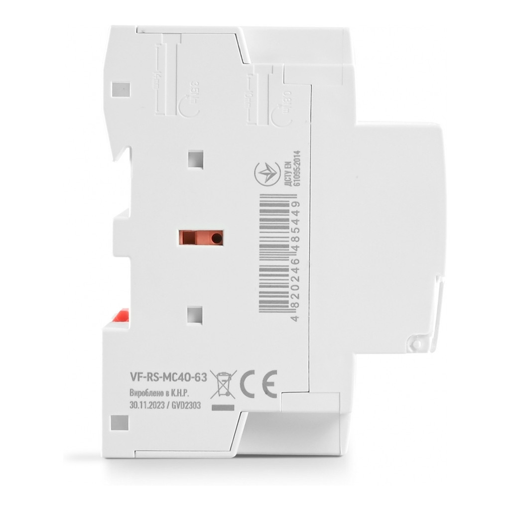 Контактор Videx 4п 63А 4НВ VF-RS-MC4O-63 RESIST - фото 3 Контактор Videx 4п 63А 4НВ VF-RS-MC4O-63 RESIST - фото 3