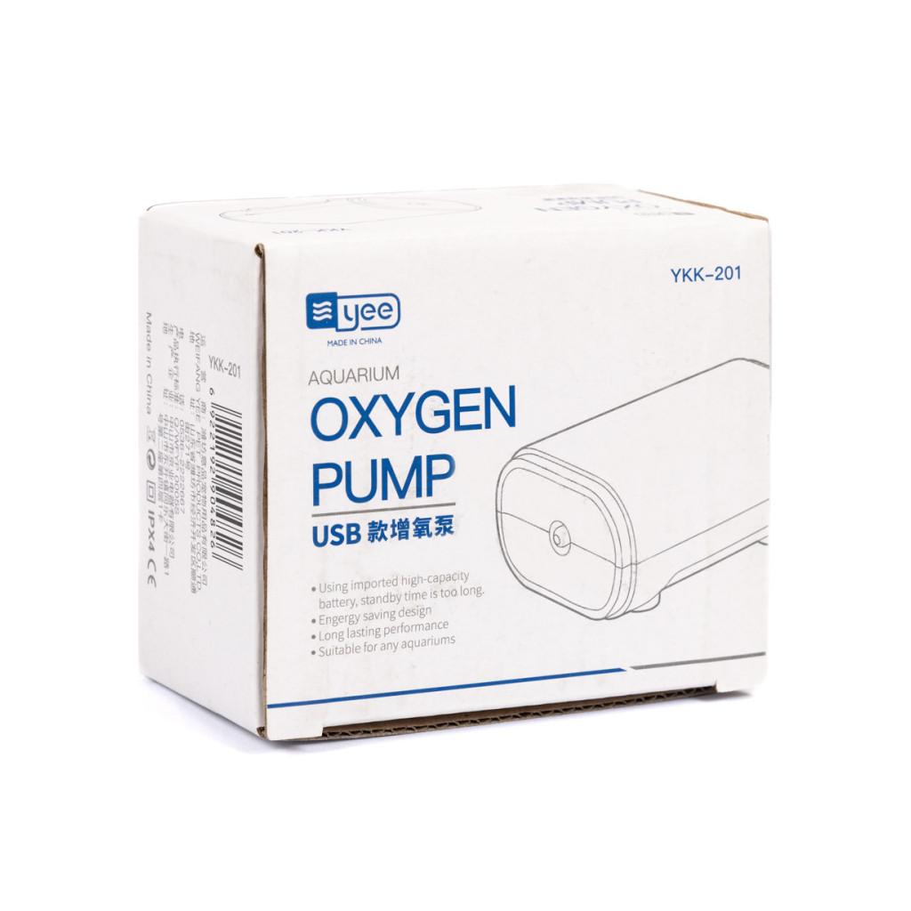 Компресор для акваріума Yee з USB кабелем 1.5 Вт (6922192904826) - фото 3 Компресор для акваріума Yee з USB кабелем 1.5 Вт (6922192904826) - фото 3