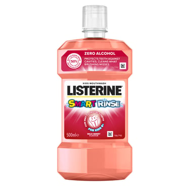 Ополіскувач для порожнини рота Listerine Smart Rinse Ягідна свіжість 500 мл (3574661787190) - фото 1