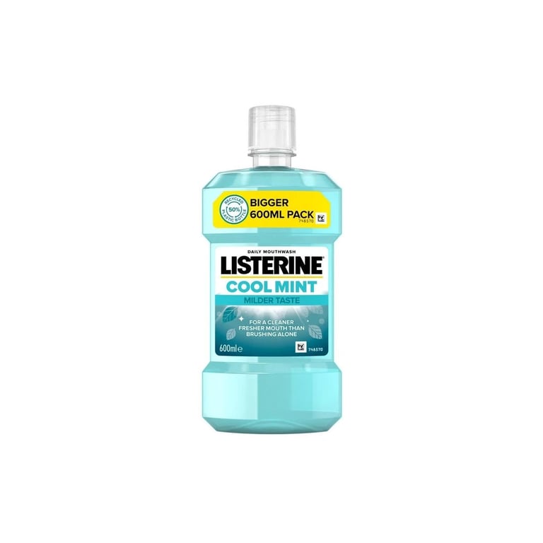 Ополіскувач для порожнини рота Listerine Свіжа м'ята 600 мл (3574661566597) - фото 1