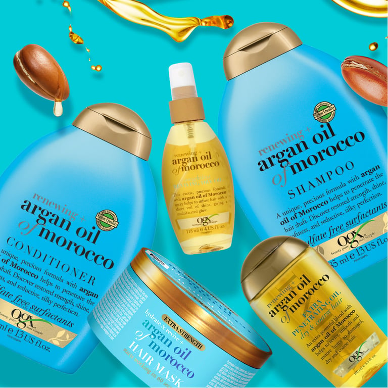 Маска для волосся OGX Argan Oil of Morocco Живильна 300 мл (3574661685144) - фото 9