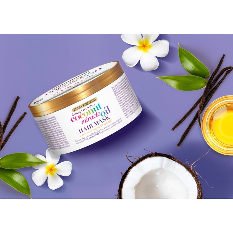 Маска для волосся OGX Coconut Miracle Oil Зміцнювальна 300 мл (3574661685168) - фото 4