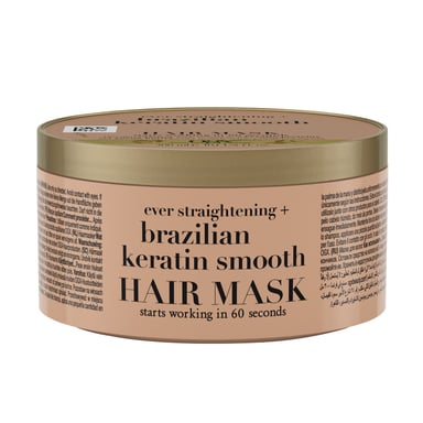 Маска для волосся OGX Brazilian Keratin Smooth Розгладжувальна 300 мл (3574661711003) - фото 1