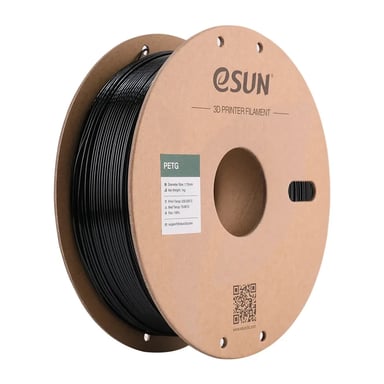 Пластик для 3D-принтера eSUN PETG P1.75мм, 1кг, solid black (PETG-P175SB1) - фото 1
