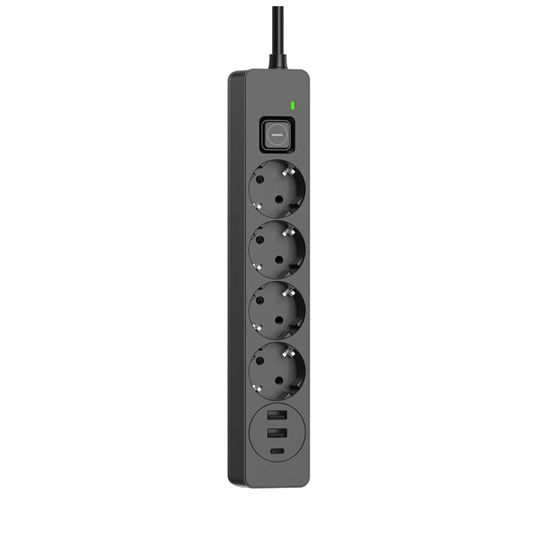 Мережевий фільтр живлення ColorWay CW-CHE432PDB, 4 розетки/3USB 2M (CW-CHE432PDB) - фото 2