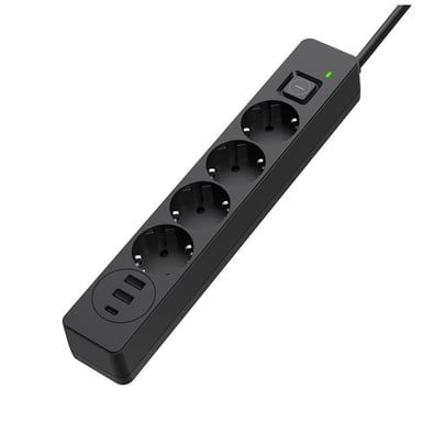 Мережевий фільтр живлення ColorWay CW-CHE435PDB, 4 розетки/3USB 5M (CW-CHE435PDB) - фото 1