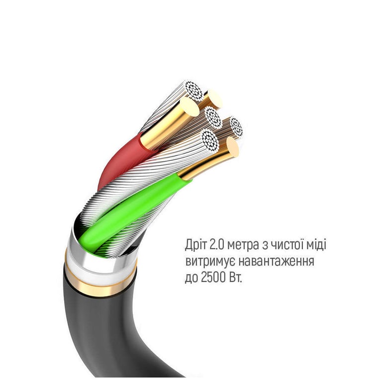 Мережевий фільтр живлення ColorWay CW-CHE44PDB, 4 розетки/4USB 2M (CW-CHE44PDB) - фото 12