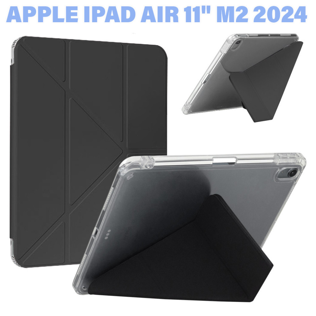 Чохол до планшета BeCover Ultra Slim Origami Transparent Apple iPad Air 11 Чохол до планшета BeCover Ultra Slim Origami Transparent Apple iPad Air 11
