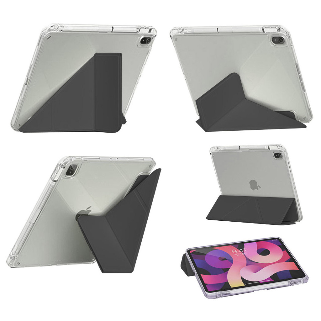 Чохол до планшета BeCover Ultra Slim Origami Transparent Apple iPad Air 11" M2/M3 (2024/2025) Black (711389) - фото 4 Чохол до планшета BeCover Ultra Slim Origami Transparent Apple iPad Air 11" M2/M3 (2024/2025) Black (711389) - фото 4