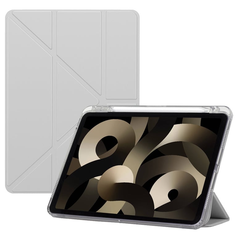 Чохол до планшета BeCover Ultra Slim Origami Transparent Apple iPad Air 11" M2/M3 (2024/2025) Gray (711390) - фото 2