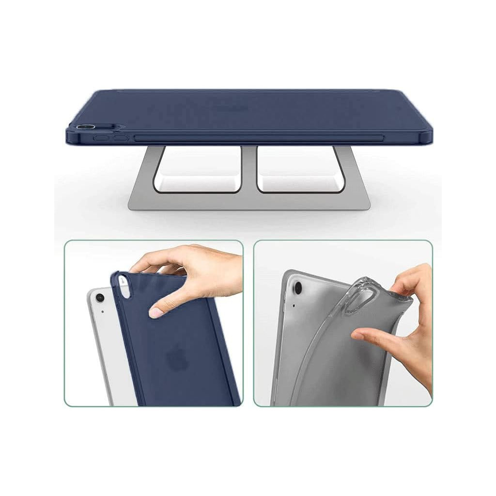 Чохол до планшета BeCover Tri Fold Hard Apple iPad Air 11" M2/M3 (2024/2025) Deep Blue (711413) - фото 4 Чохол до планшета BeCover Tri Fold Hard Apple iPad Air 11" M2/M3 (2024/2025) Deep Blue (711413) - фото 4