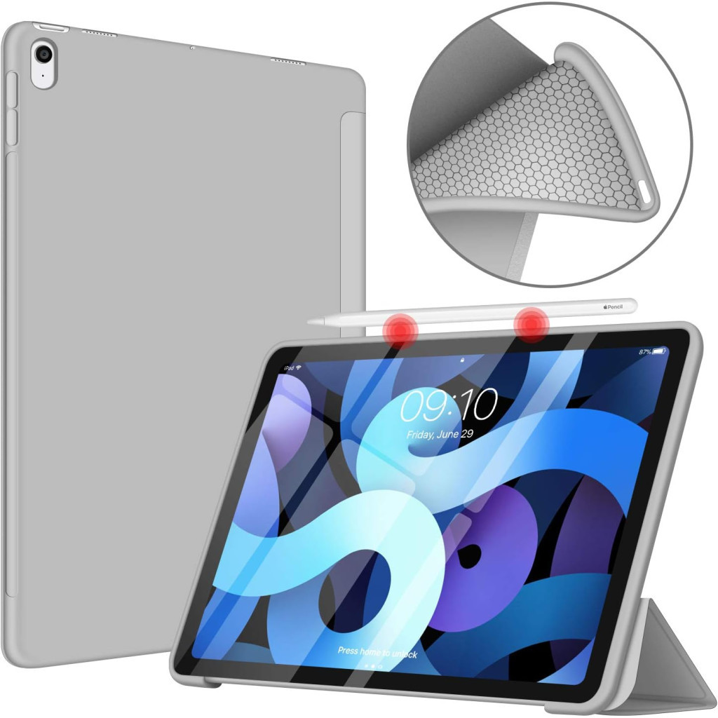 Чохол до планшета BeCover Tri Fold Soft TPU Silicone Apple iPad Air 11" M2/M3 (2024/2025) Gray (711408) - фото 2 Чохол до планшета BeCover Tri Fold Soft TPU Silicone Apple iPad Air 11" M2/M3 (2024/2025) Gray (711408) - фото 2